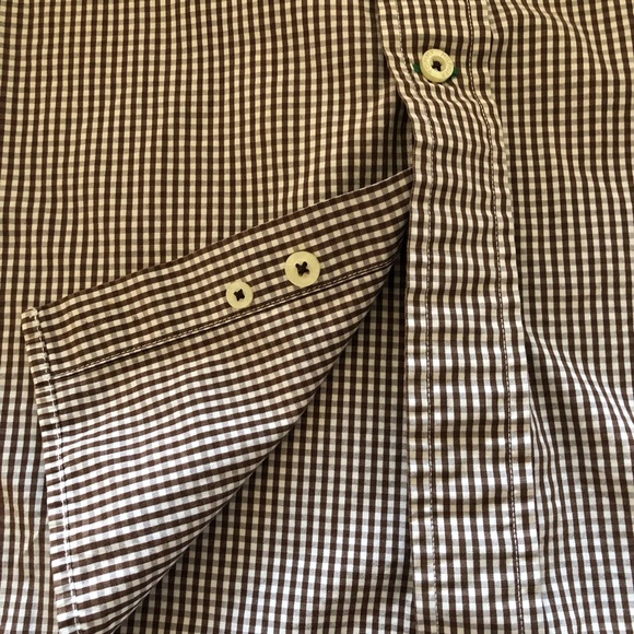 Tommy Hilfiger Men Button Down Shirt XL 80’s Two Ply Cotton Gingham Long Sleeve - Picture 13 of 15